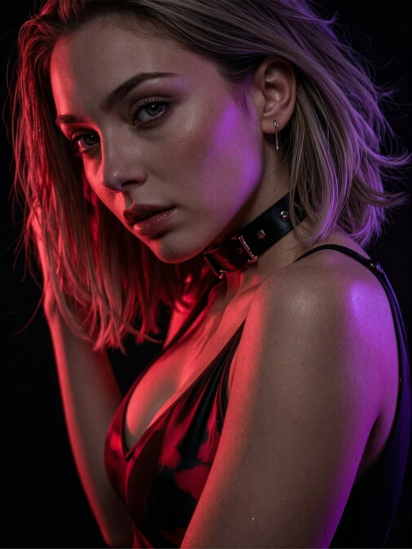 AI generated BDSM bondage scene
